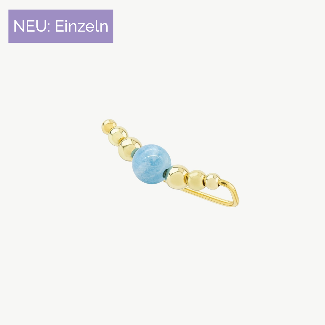 Geburtsstein Ear Climber - Einzeln