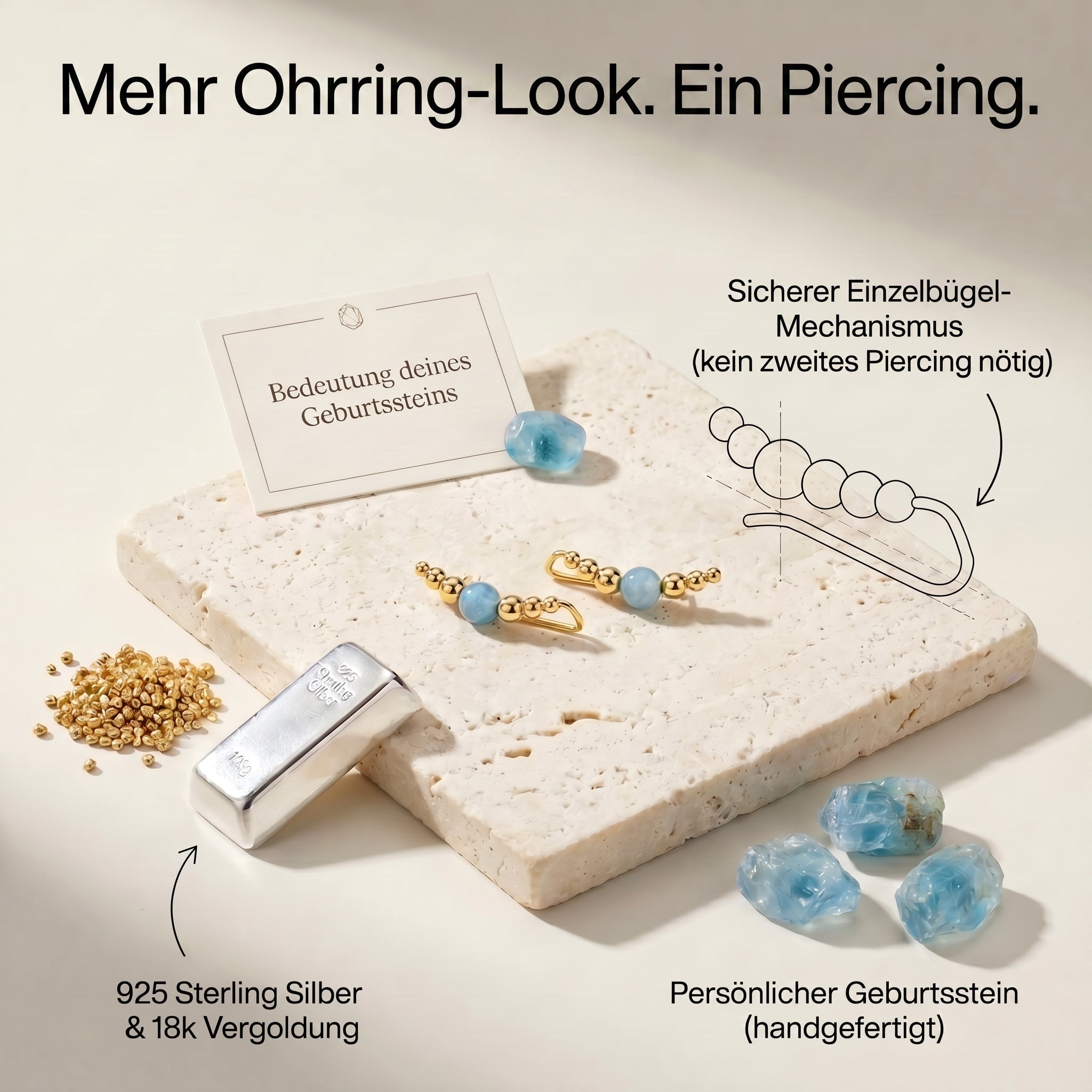 Geburtsstein Ear Climber