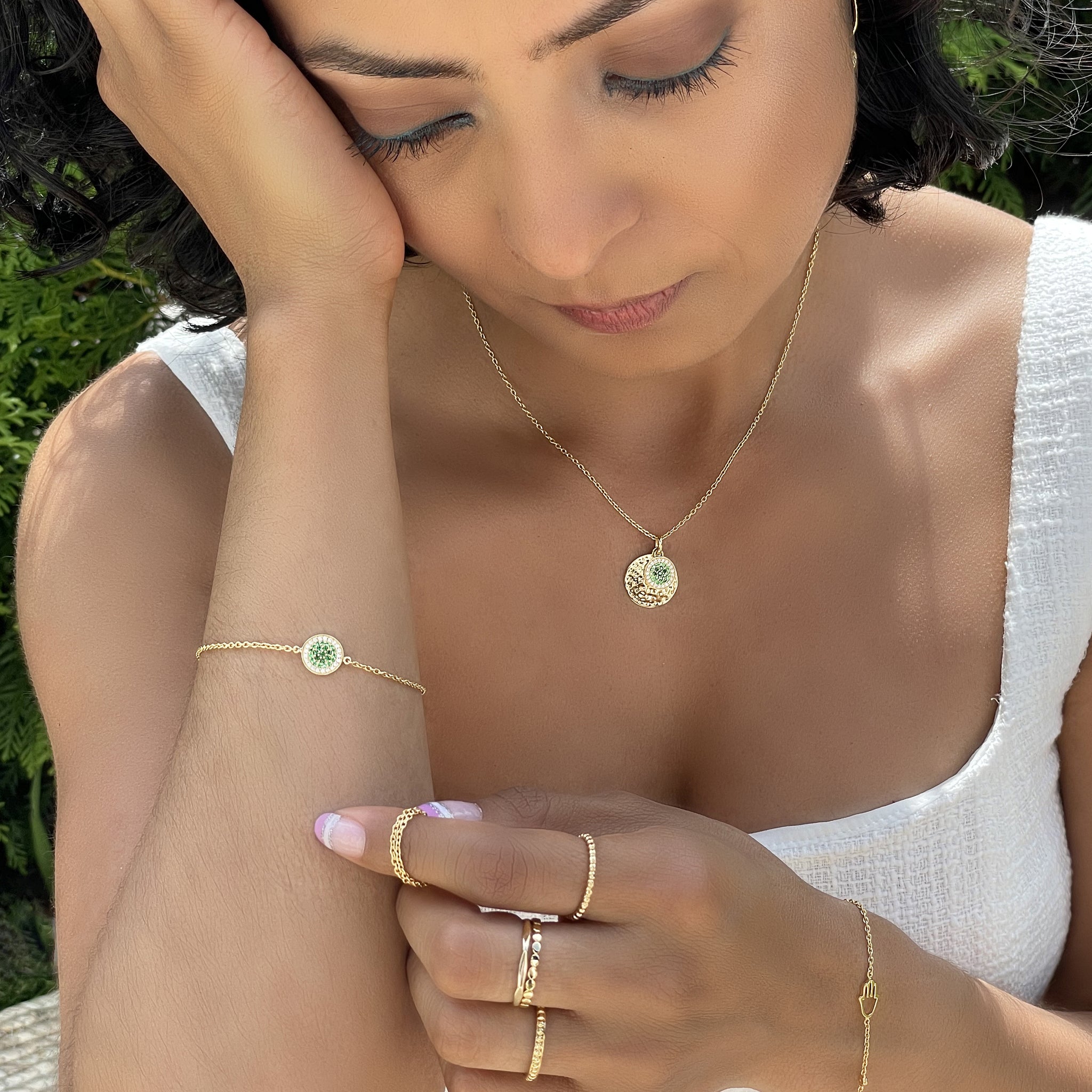 Wachsames Auge Armband