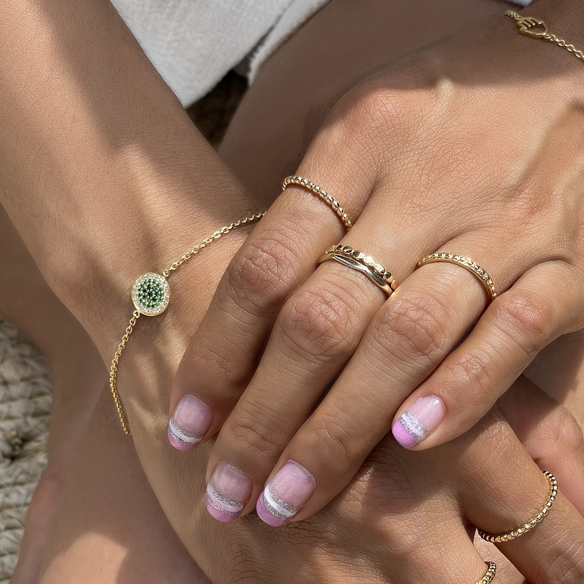 Wachsames Auge Armband