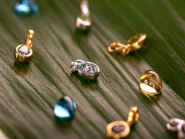 Charm - Weißer Topas